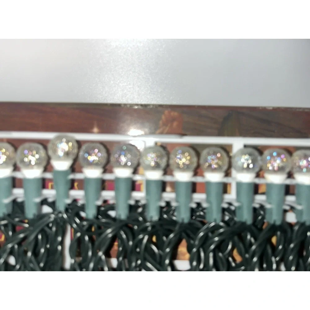 Holiday Highlights 70 Jewel Lights Indoor/Outdoor Christmas Clear NEW RARE